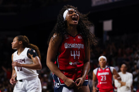 Shakira Austin scores 21, Kiki Iriafen gets a double-double and the Mystics beat the Dream 81-76