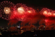 Fireworks burst in the skies in DC