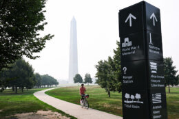 smoke from massive wildfires in Canada and Minnesota engulf the D.C. skyline