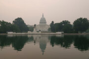 Unhealthy air in DC region with smoky skies from Canadian wildfires