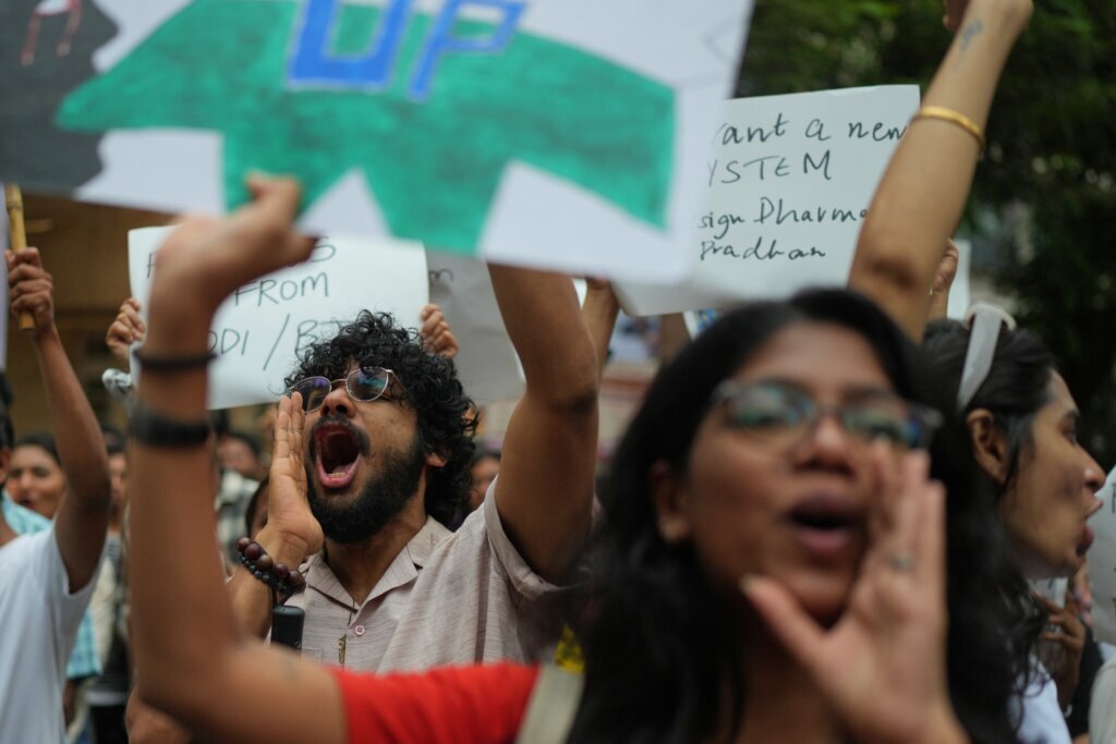 Police fire tear gas at India’s Cockroach movement supporters as they attempt a march to Parliament
