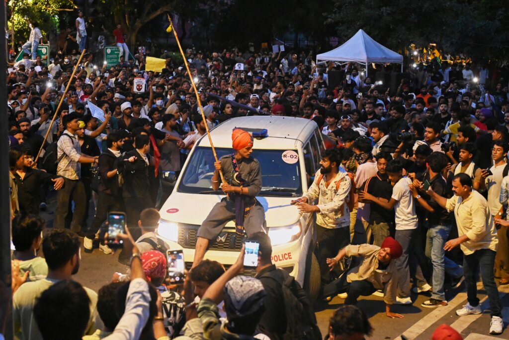 India’s Cockroach movement holds a capital sit-in as police crack down on protests