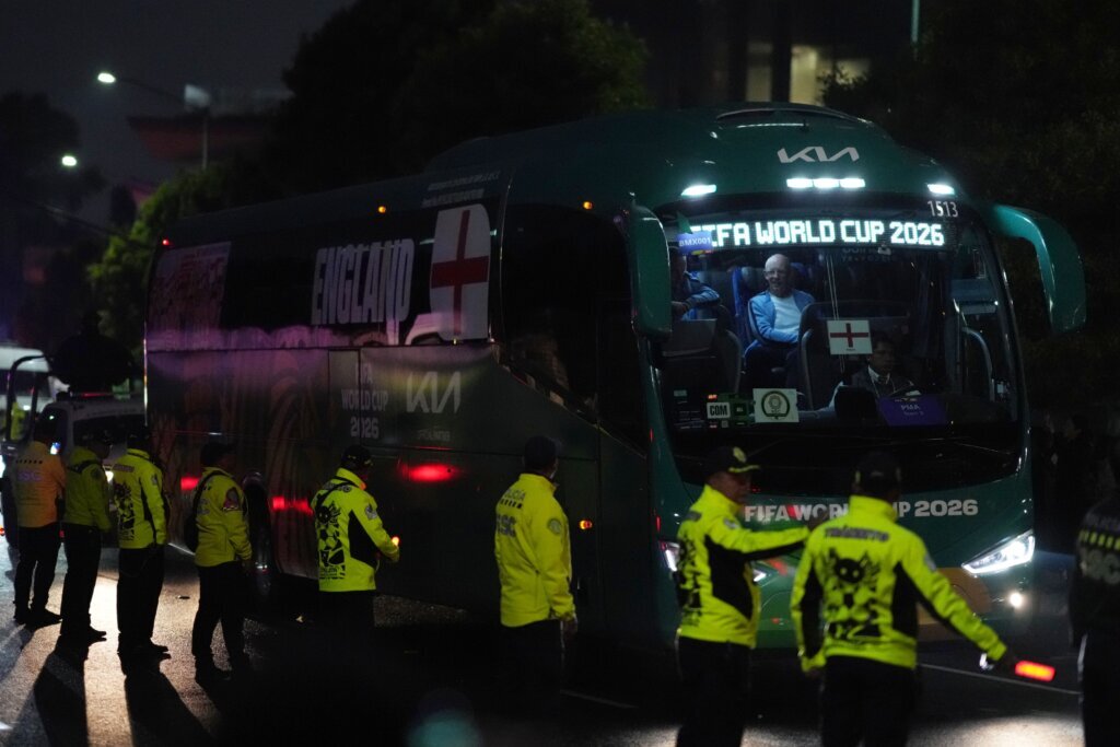 World Cup serenade: Mexican fans blast horns outside hotel to disrupt England players’ sleep