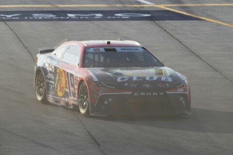 Briscoe holds off Bell in NASCAR’s return to Chicagoland Speedway