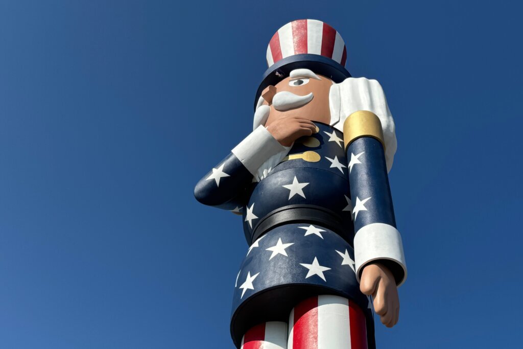 A Minnesota town now boasts the world’s tallest nutcracker