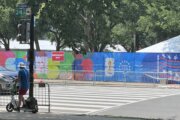 Fans gear up to cheer on Folarin Balogun and Team USA on the National Mall