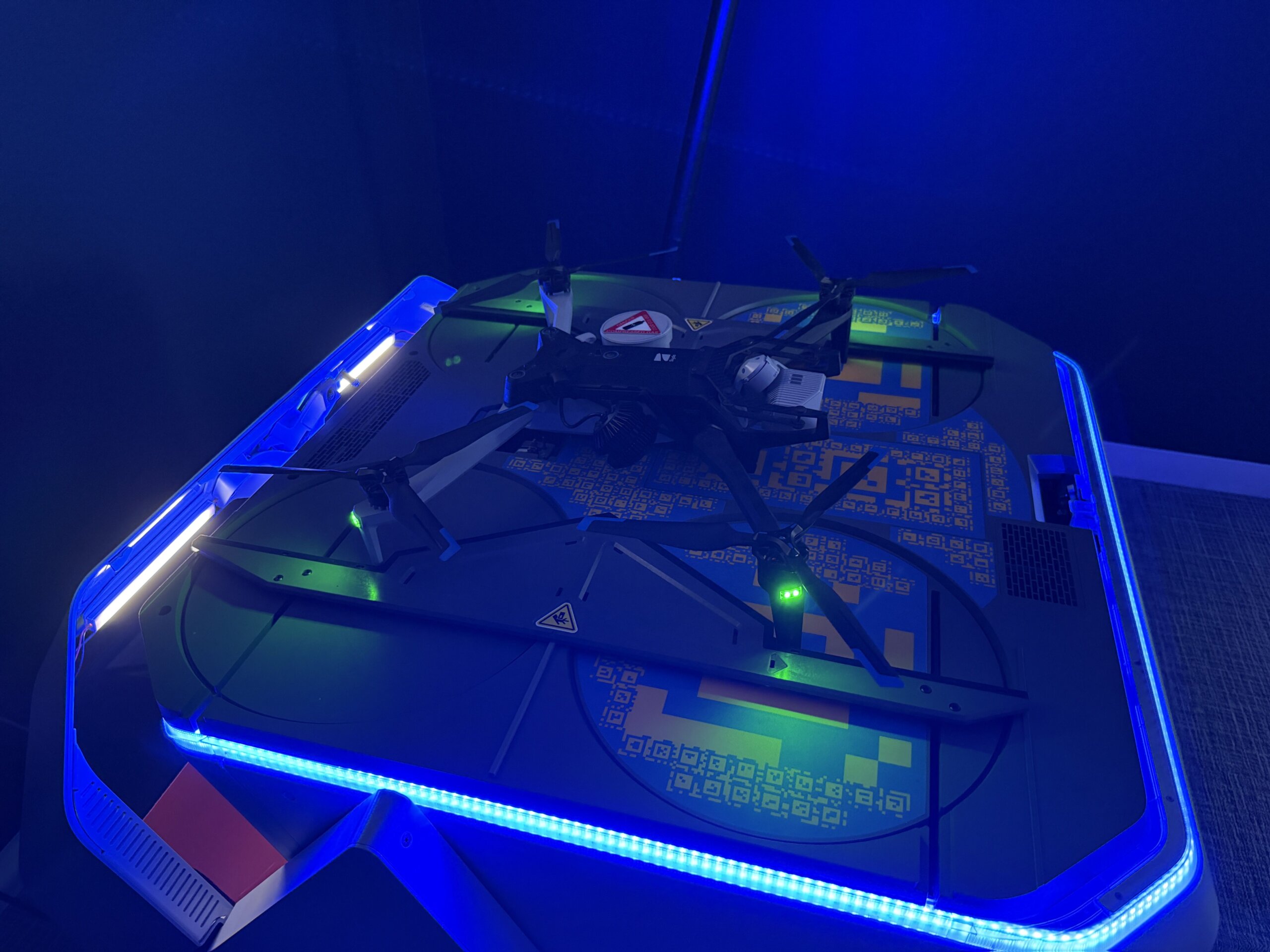 drones on table