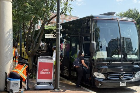 Metro’s Red Line shuttle buses can be difficult to board for riders with mobility issues