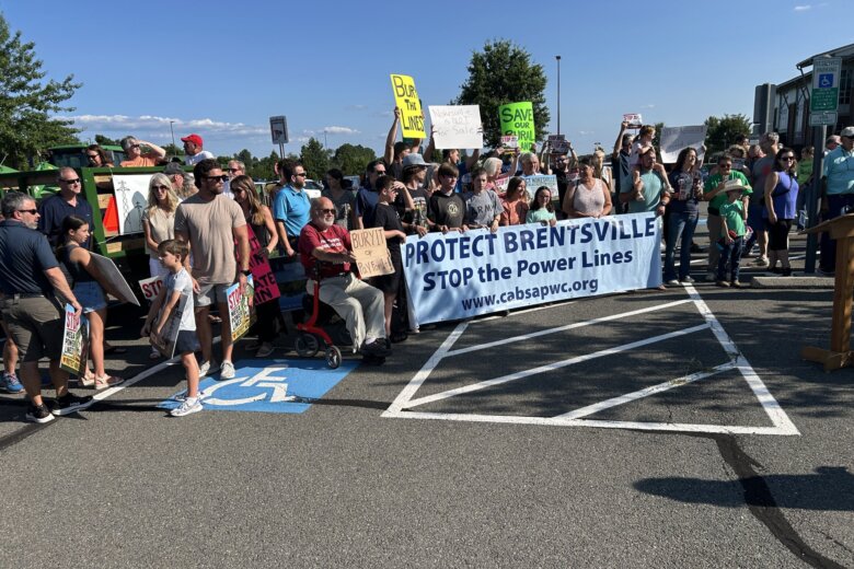 Prince William County residents rally against planned 6.5-mile transmission line