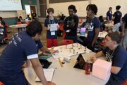 A national program, sponsored by PEPCO and the Exelon Foundation, is designed to give teenagers across the country a peek into what it would be like to work in a Science Technology Engineering Mathematics career. (WTOP/Alan Etter)