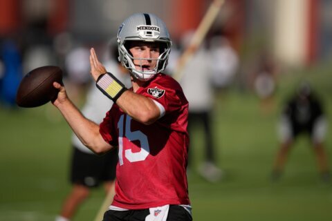 Kubiak opens Raiders camp with Cousins atop QB depth chart and Mendoza pushed to compete