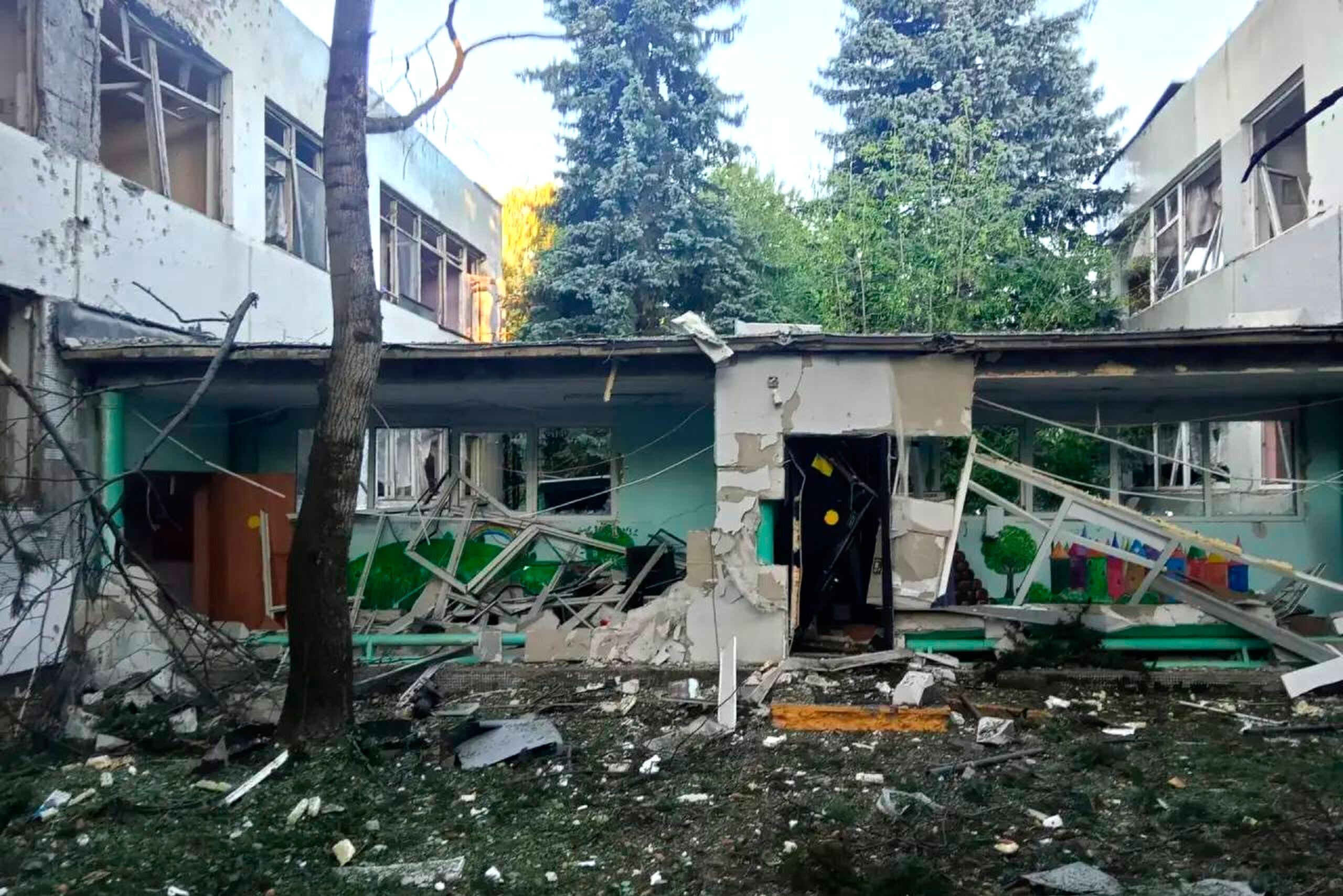 Photo: wtop.com CORRECTION Russia Ukraine Drone Attack