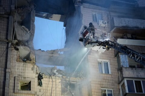 Russian missile and drone attack on Ukraine’s capital kills at least 11