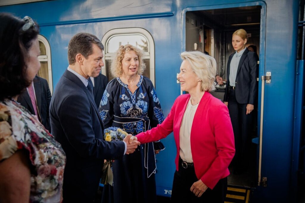 Top EU official visits Ukraine and pledges continued support against Russia’s invasion