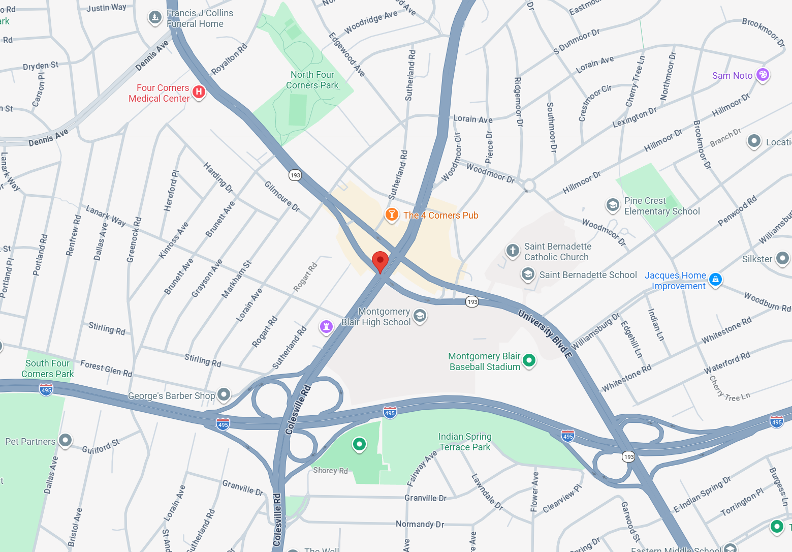 google map screenshot