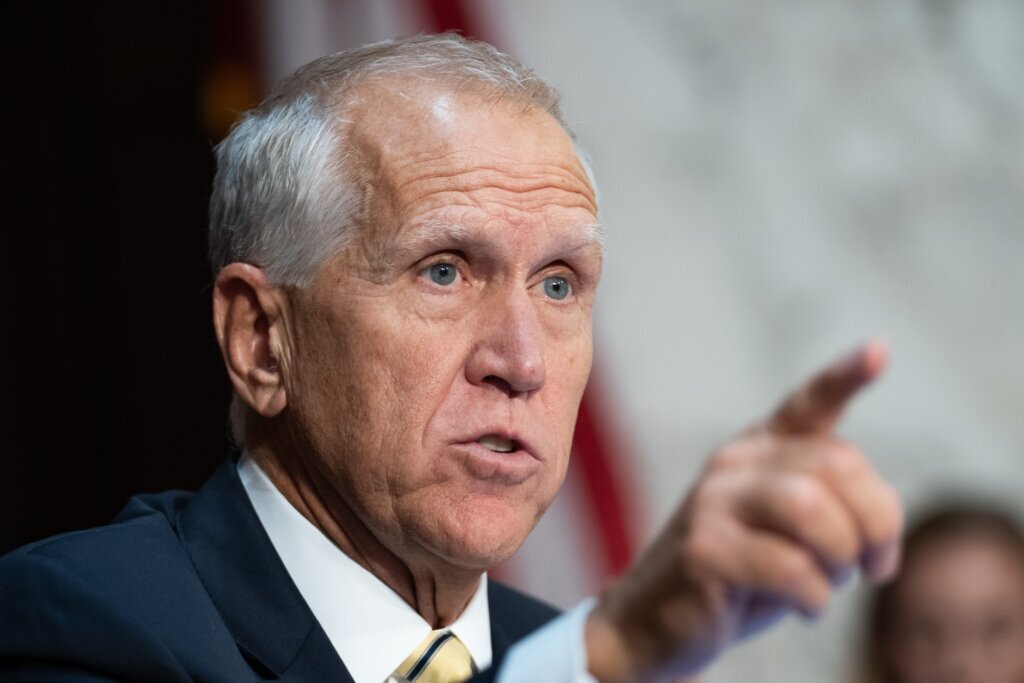 Republican senator says Blanche must meet Epstein’s accusers to earn his vote for attorney general