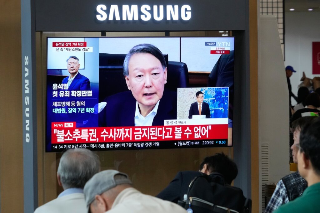 South Korea’s Supreme Court upholds prison sentence for Yoon in first martial law case