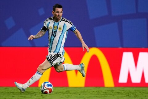 Lionel Messi aims to move clear in the race for the World Cup golden boot