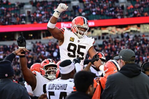 Myles Garrett of the Rams is voted as the top edge rusher in the NFL by an AP panel