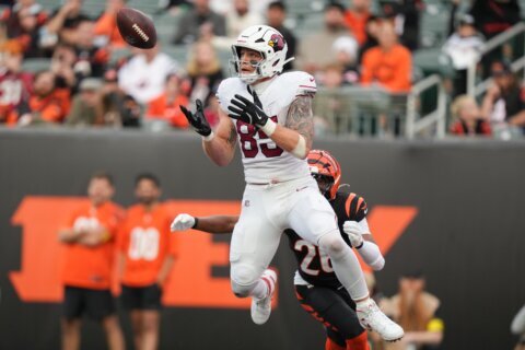Trey McBride is voted the NFL’s top tight end by an AP panel