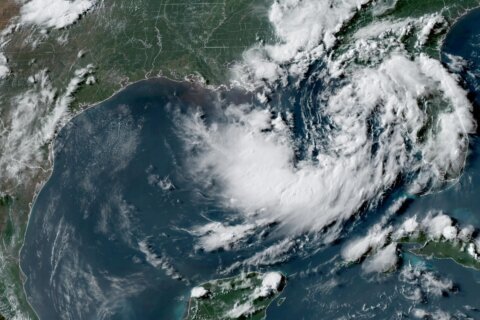 Tropical depression nearing US Gulf Coast set to become a tropical storm, forecasters say