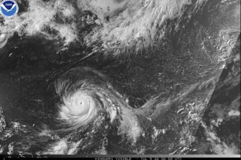 Fierce winds hit US Pacific territories as Super Typhoon Bavi approaches near Guam