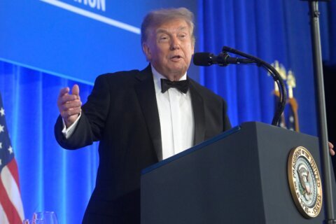 Trump returns to correspondents’ dinner for a rambling, insult-filled speech 3 months after shooting