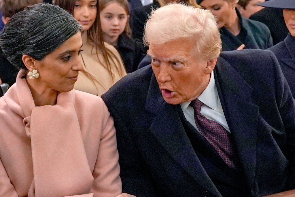 Trump reads a children’s book on Usha Vance’s podcast, then riffs on past presidents and himself