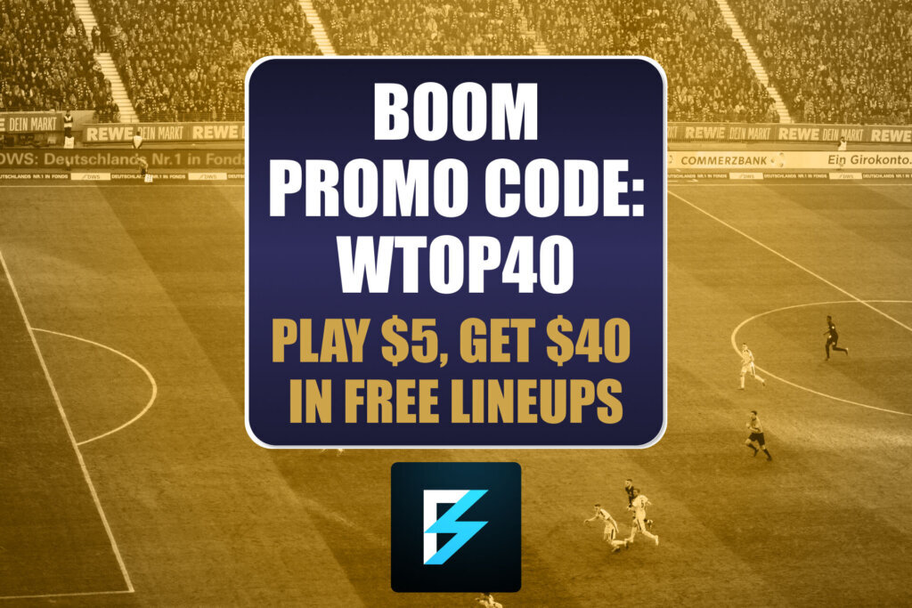Boom Promo Code WTOP40: Get $40 World Cup Bonus for England-Norway, Any Match