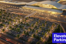 rendering of airport renovations