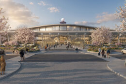 rendering of airport renovations
