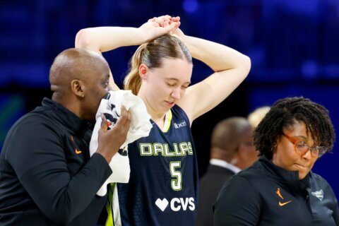 WNBA All-Star weekend clouded by 2 injuries as Paige Bueckers sits and Angel Reese limps off