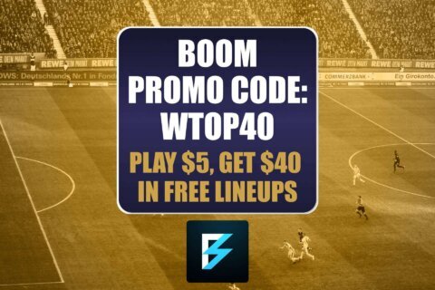 Boom Promo Code WTOP40: Claim $40 in Lineups for MLB and the World Cup