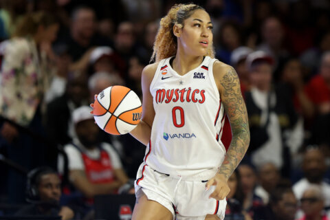 Austin scores career-high 31, Mystics rally from 14-point deficit and beat Fire 105-100