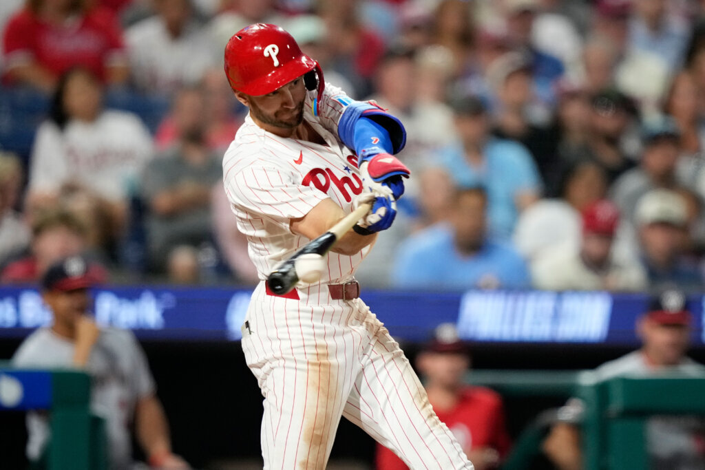 Arraez has 2 hits and 2 RBIs in Phillies debut, Luzardo tosses 8 innings in 5-0 win over Nationals