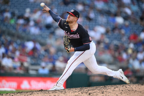 Washington Nationals pitcher Cade Cavalli’s no-hit bid ends after 6 2/3 innings against Cubs