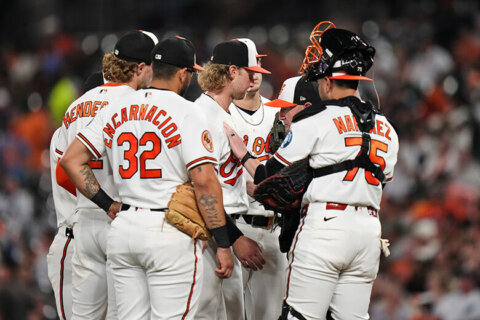 Grisham homers and drives in all 3 runs to lift the Yankees to a 3-1 win over the Orioles