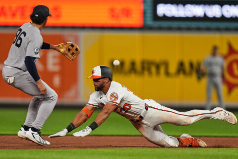 Yankees edge the Orioles 5-3 after Pete Alonso’s deep fly in the 7th is ruled foul