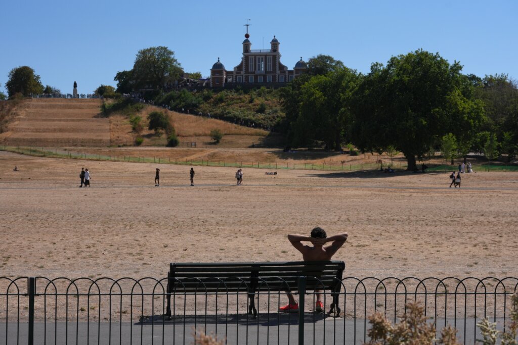 Britain and France swelter again as western Europe is hit by another heat wave