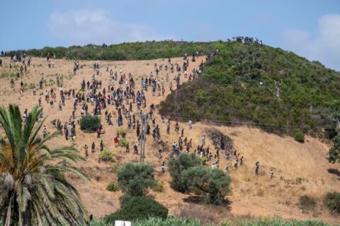 Moroccan security forces arrest nearly 300 migrants trying to reach Spain’s Ceuta
