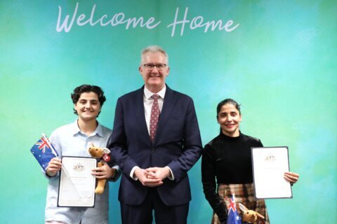 Australia grants citizenship to 2 Iranian women’s soccer players who sought asylum