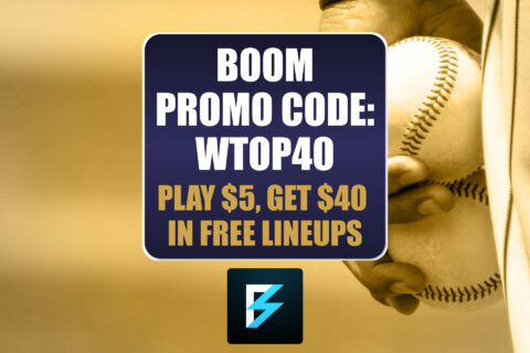 Boom Promo Code WTOP40: Play $5, Get $40 in MLB Lineups