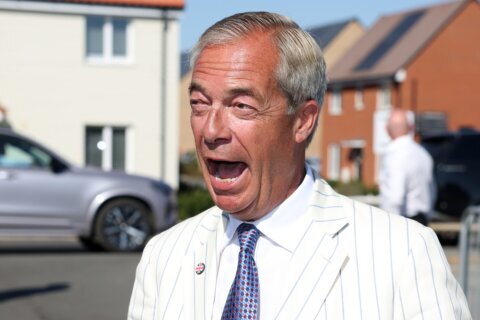 Nigel Farage beats Count Binface to win back seat in Parliament in widely mocked election