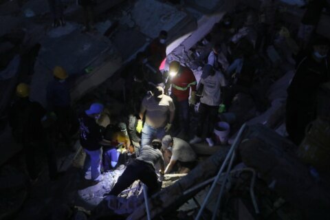Colombia searches for its missing after a powerful earthquake kills more than 100