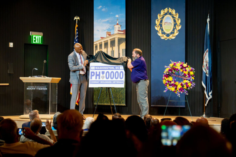 New DC Purple Heart specialty license plate