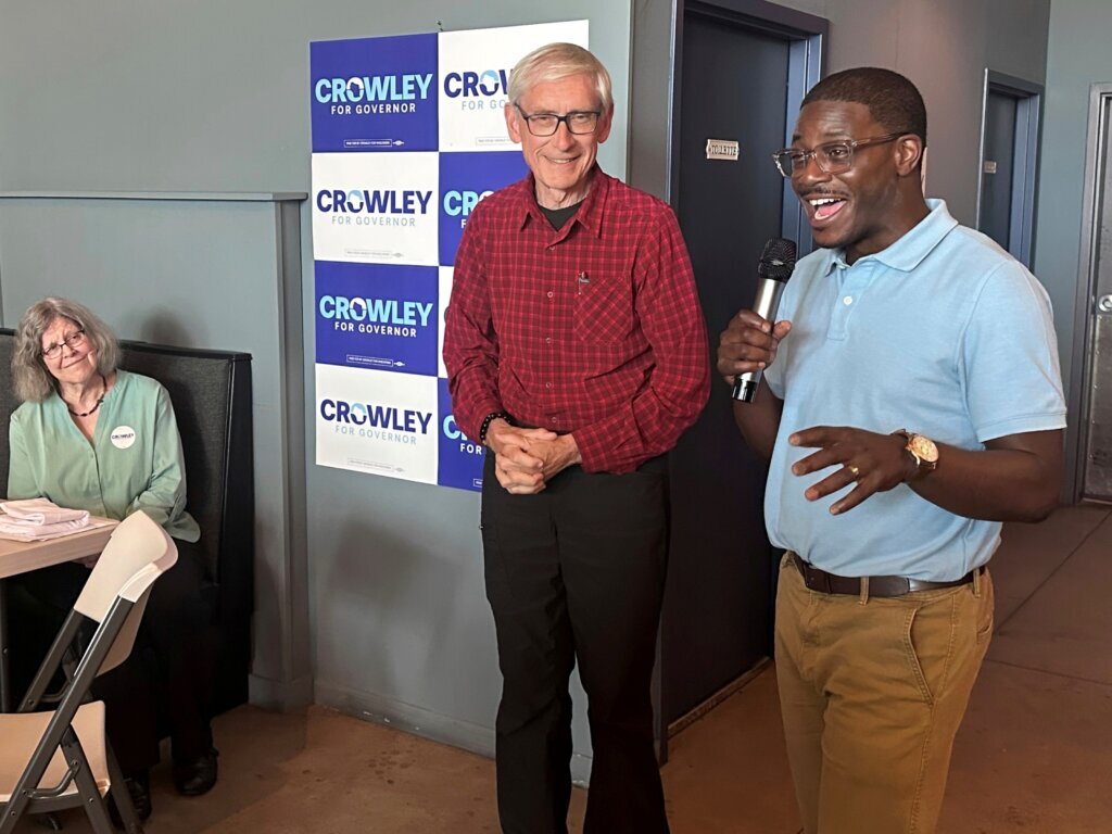 Democratic socialist tries to beat the governor’s pick in a chaotic Wisconsin primary