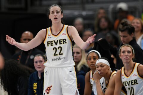 Caitlin Clark was nearly out Tuesday. A quick reversal sets up Liberty-Fever at full strength