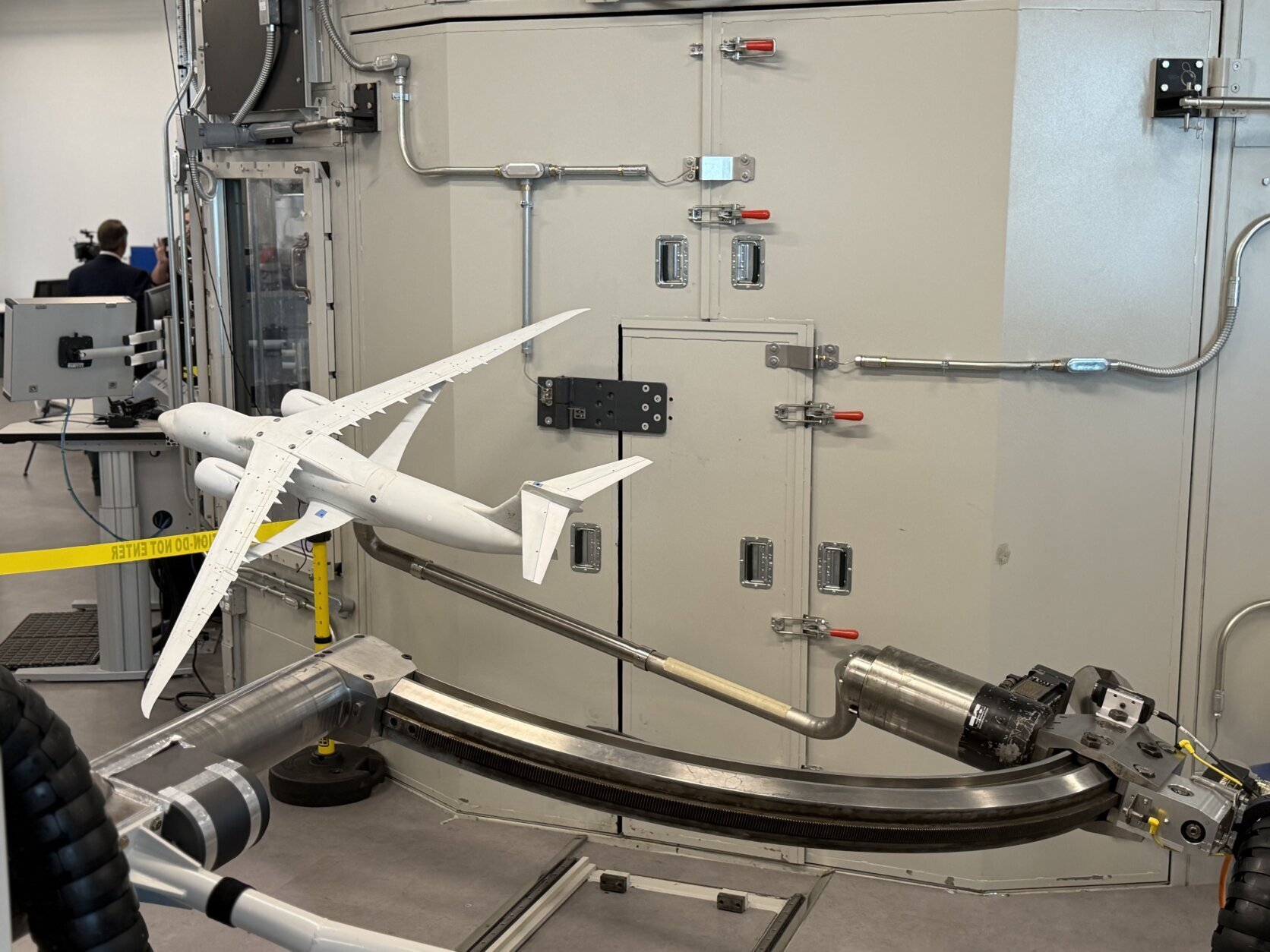 X-66 Transonic Truss-Braced Wing test model