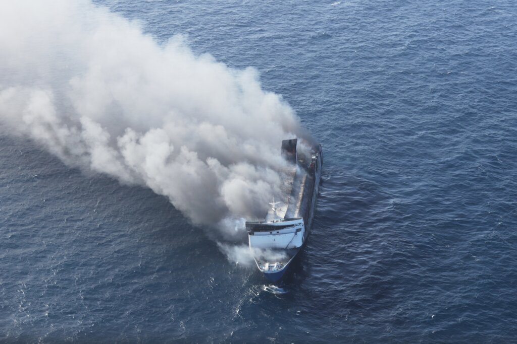 Unknown number of people are missing after an Indonesian ferry fire killed 5