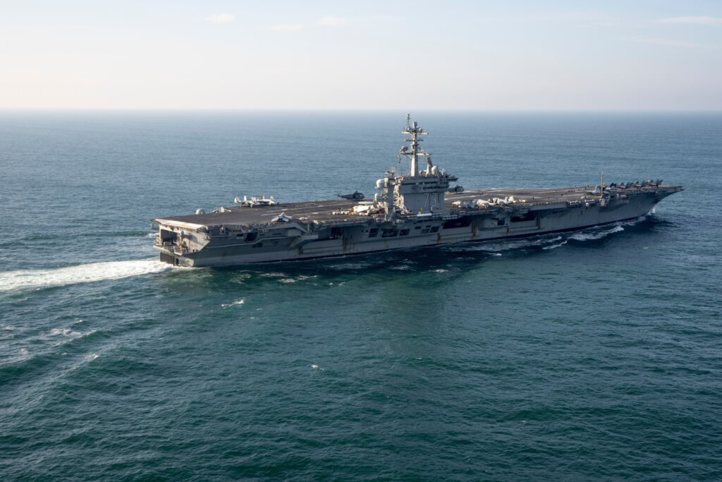 US aircraft carrier arrives in Middle East, relieving long-deployed USS Lincoln